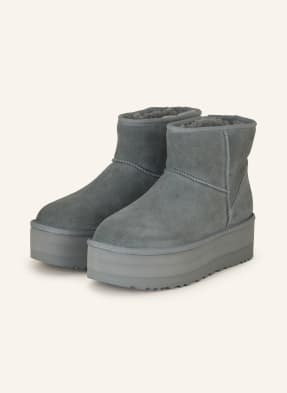 Ugg Botki Classic Mini Platform grau