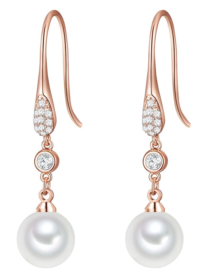 Perldesse Pozłacane kolczyki z perłami