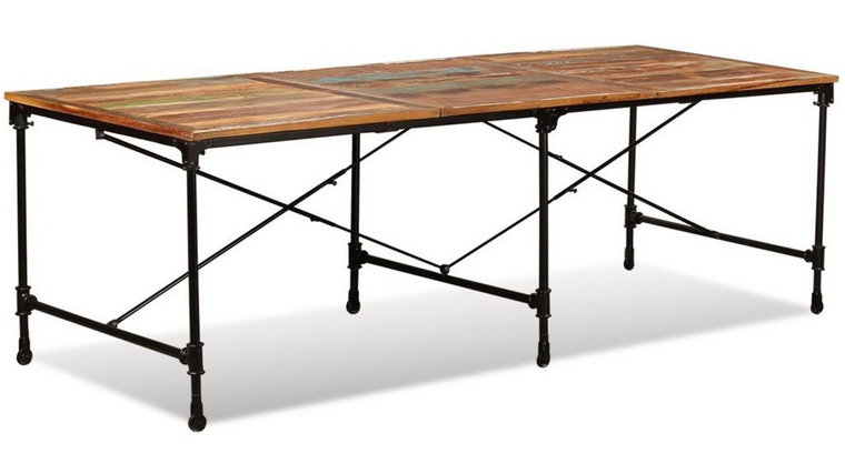 Stół z drewna odzyskanego Sinnar 3X  wielokolorowy