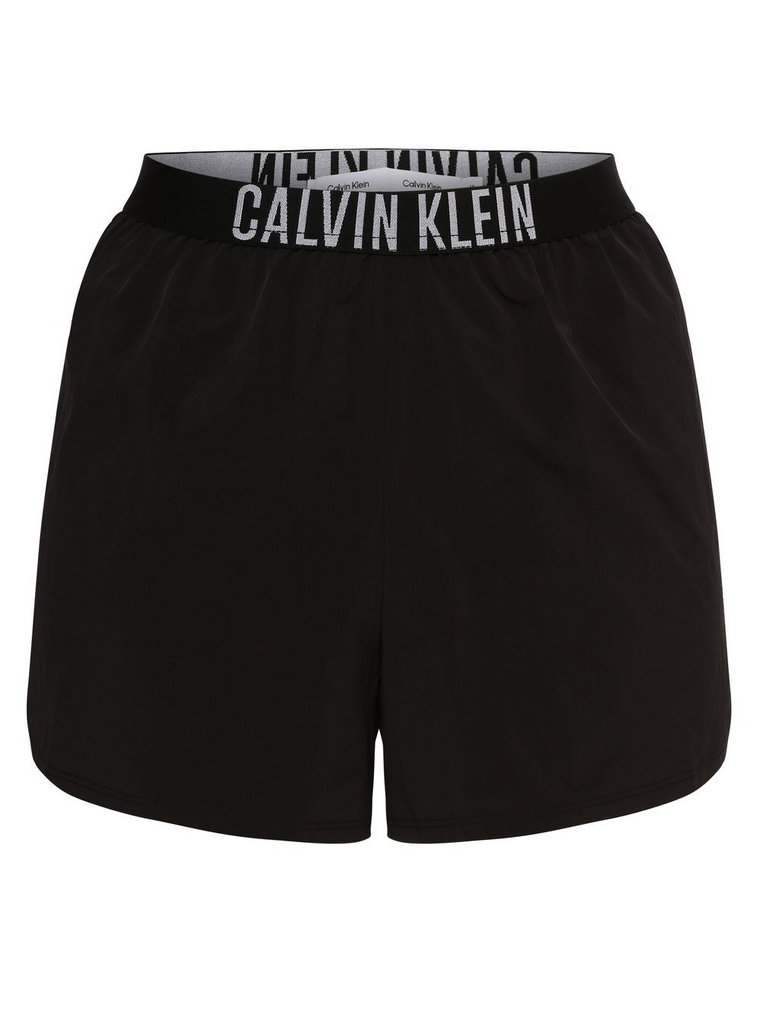 Calvin Klein - Damskie spodenki kąpielowe, czarny