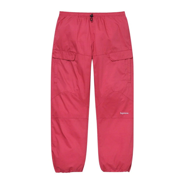 Ciemno Magenta Bawełniany Cinch Pant Supreme