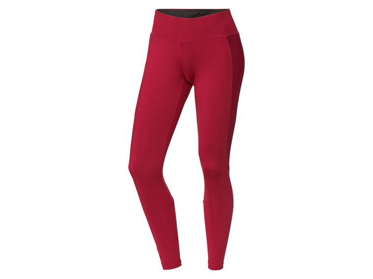 Rocktrail Legginsy sportowe damskie (S (36-38), Czerwony)