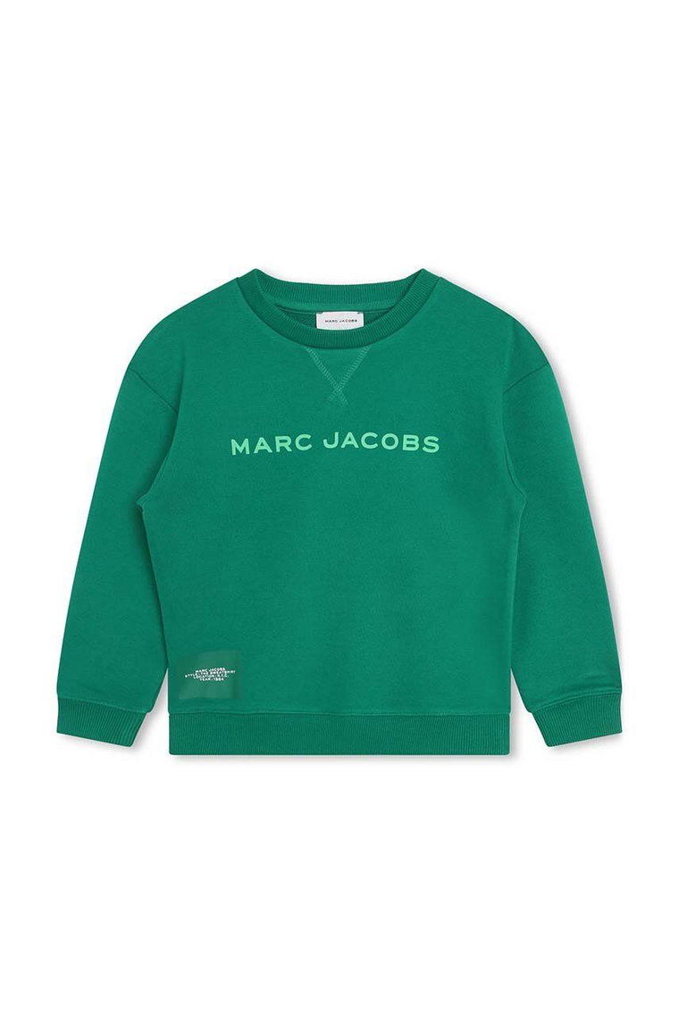 Marc Jacobs bluza dziecięca kolor zielony z nadrukiem