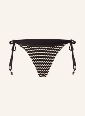 Seafolly Dół Od Bikini Trójkątnego Mesh Effect schwarz