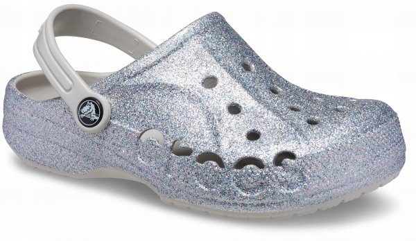 Dziecięce Buty Chodaki Crocs Baya Glitter 207015 Clog 34-35