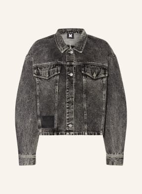 Karo Kauer Kurtka Jeansowa Oversize grau