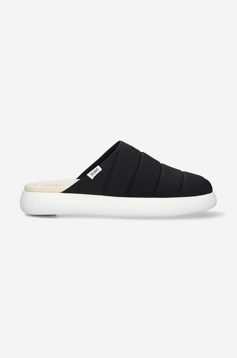 Toms klapki Matte Mallow Mule Sneaker damskie kolor czarny