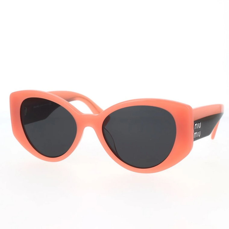 Nieregularne, Oversizeowe Okulary Przeciwsłoneczne z Szerokimi Ramionami Miu Miu