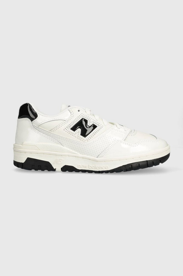 New Balance sneakersy skórzane kolor biały BB550YKF