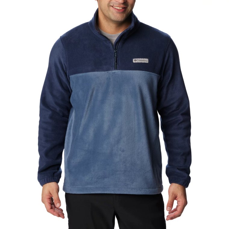 Columbia Steens Mountain Half Zip Fleece 1620191470, Męskie, Granatowe, polary, poliester, rozmiar: L