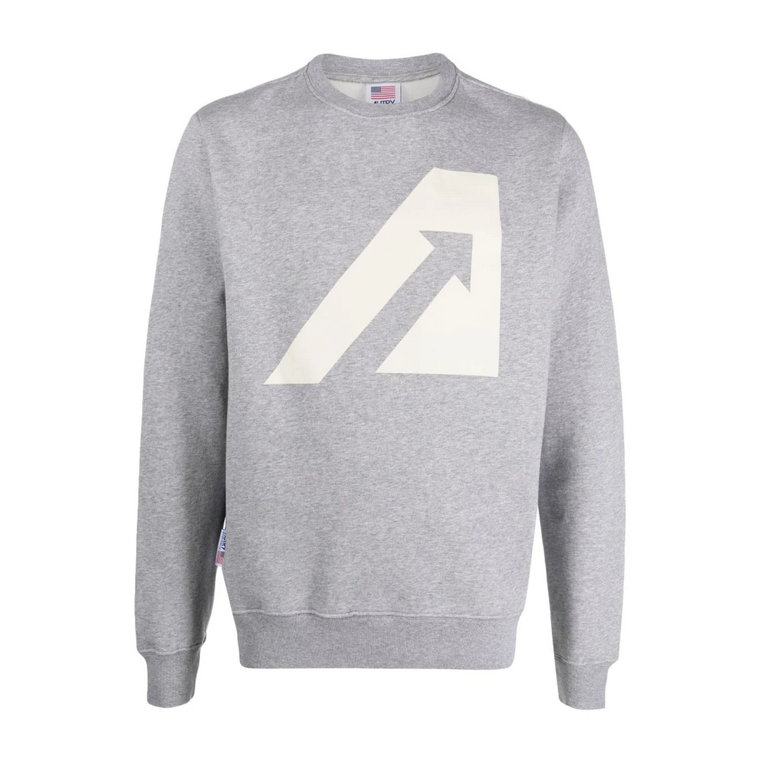 Melange Icon Crew-Neck Sweatshirt Autry