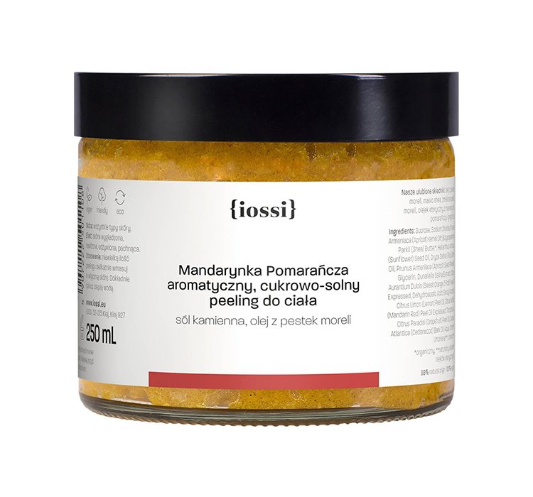 IOSSI PEELING CUKROWY DO CIAŁA MANDARYNKA POMARAŃCZA 250ML