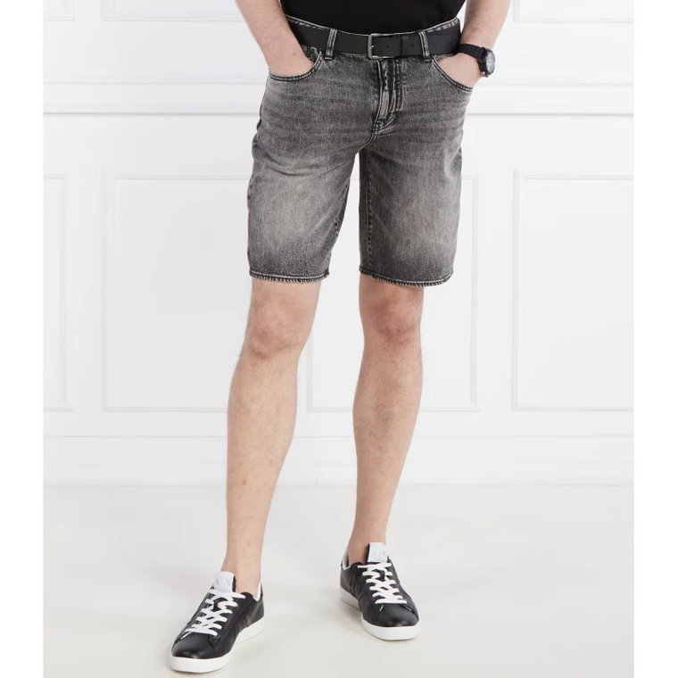 Armani Exchange Jeansowe szorty Bermudy | Slim Fit