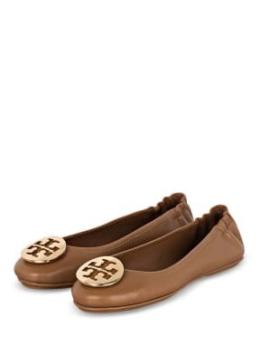 Tory Burch Baleriny Minnie braun