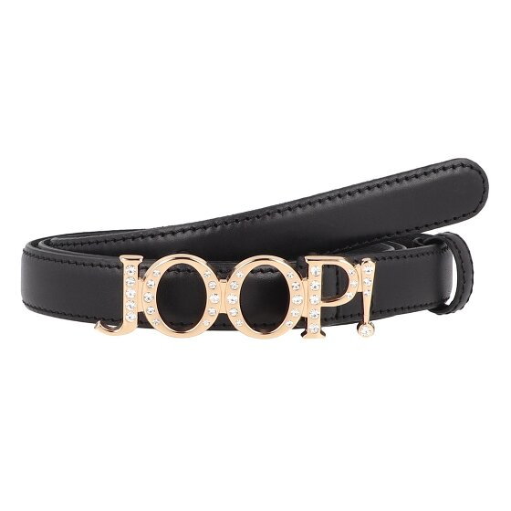 Joop! Pas Skórzany black 80 cm