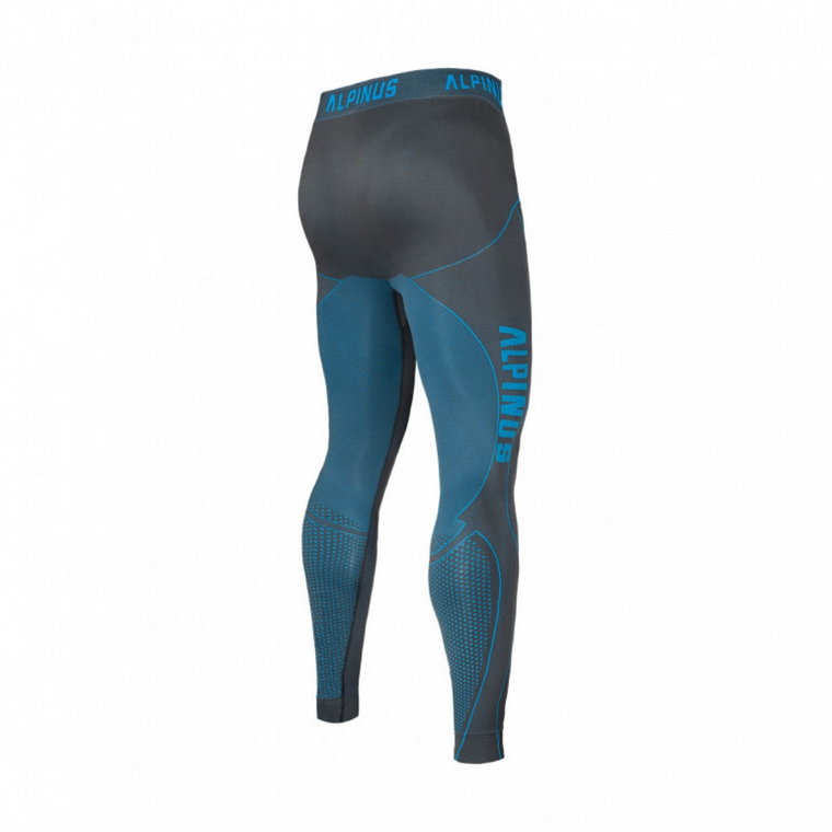 Męskie legginsy termoaktywne Alpinus Active Base Layer - czarne