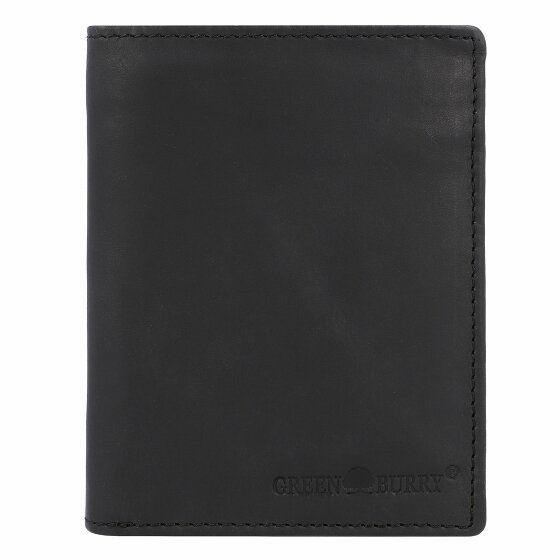 Greenburry Vintage Wallet RFID Leather 10 cm schwarz