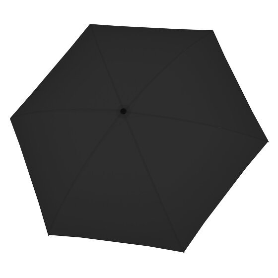 Doppler Fiber Micro Flat Kieszonkowy parasol 5 cm black