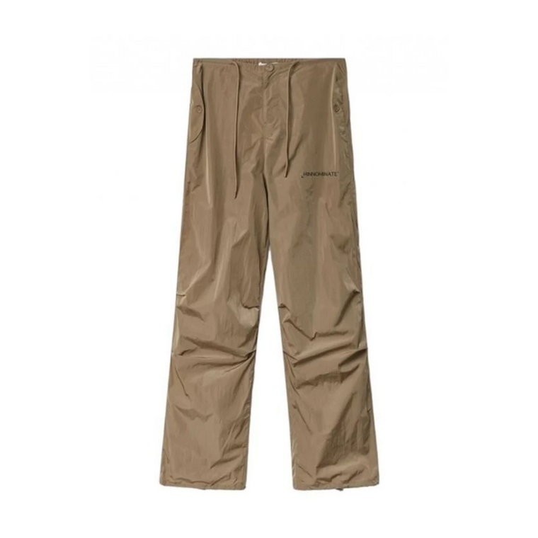 Beżowe Spodnie Jogger Nylon 100% Hinnominate