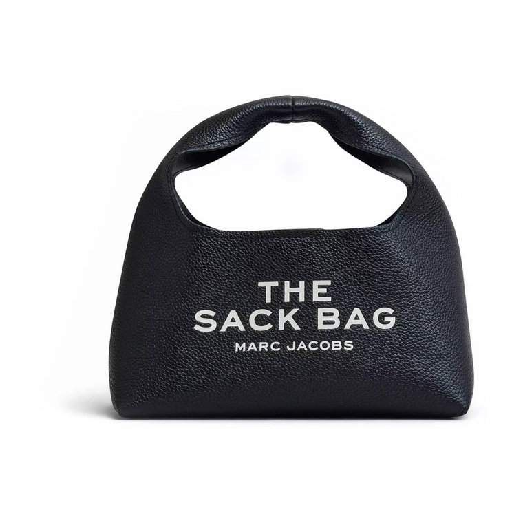 Miniatura torby Sack w czarnym skórz Marc Jacobs