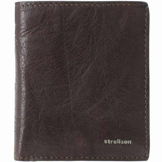 Strellson Jefferson BillFold Q6 Wallet Leather 9 cm dark brown