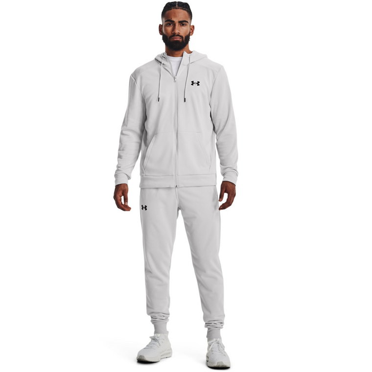 Męskie spodnie treningowe UNDER ARMOUR UA Armour Fleece Joggers - białe