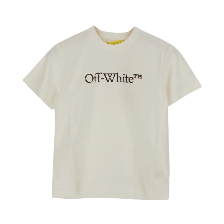 Koszulka z logo - Stylowa i Trendy Off White