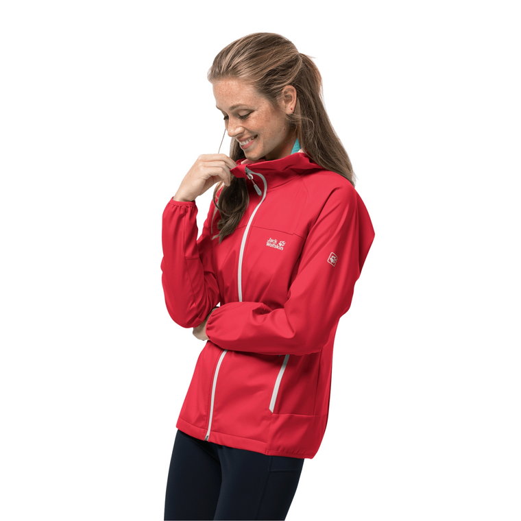 Softshell damski EAGLE PEAK II SOFTSHELL W tulip red - XS