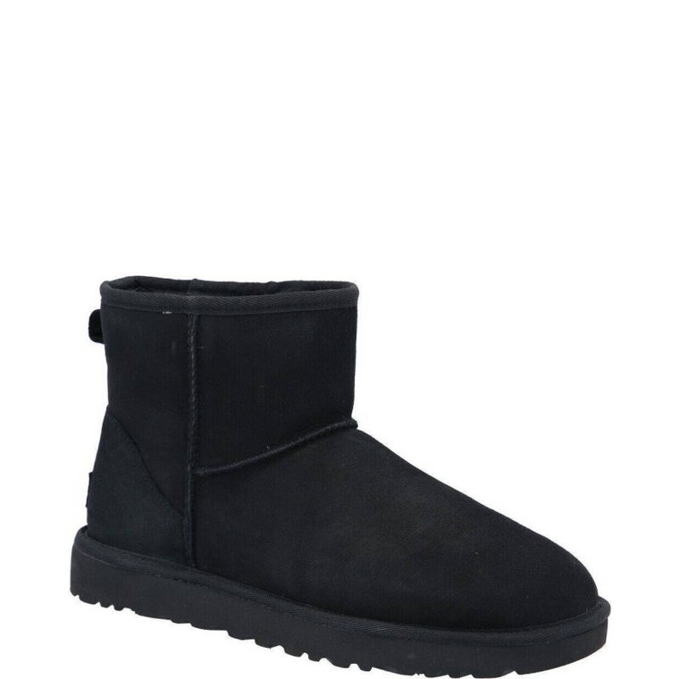 UGG Skórzane śniegowce W Classic Mini II