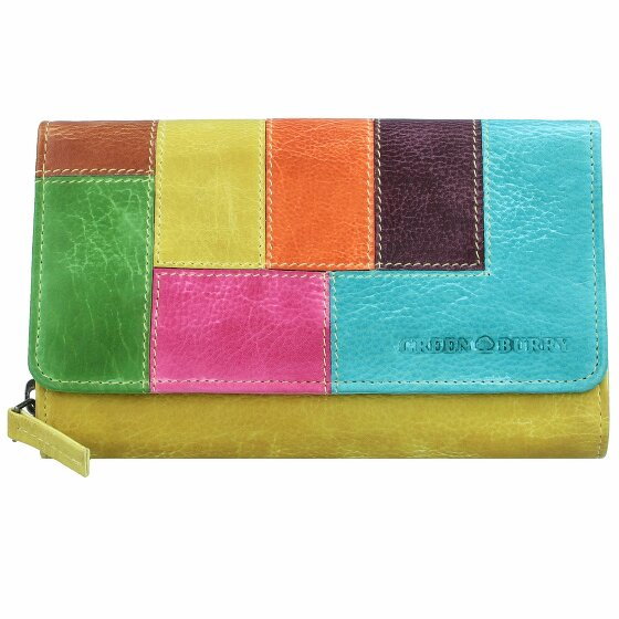 Greenburry Candy Shop Leather Wallet 17 cm yellow/multi