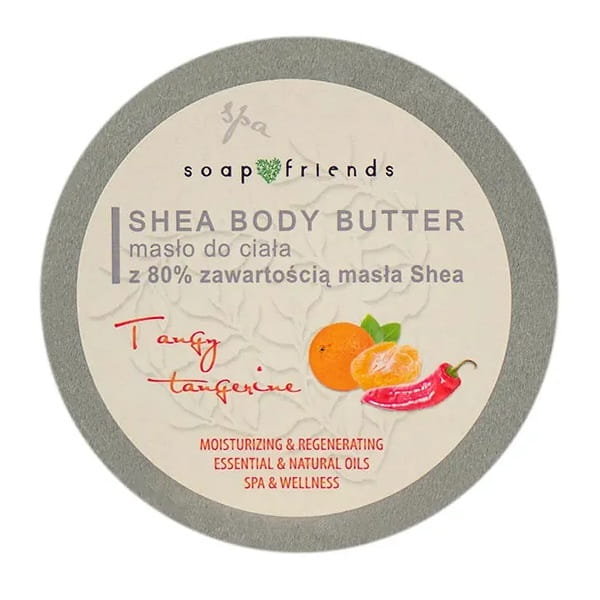 Soap&Friends Shea Butter 80% masło do ciała Tangy Tangerine 200ml