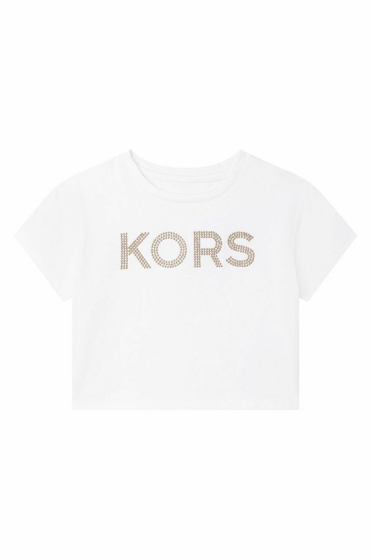 Michael Kors t-shirt bawełniany dziecięcy R15112.156 kolor biały
