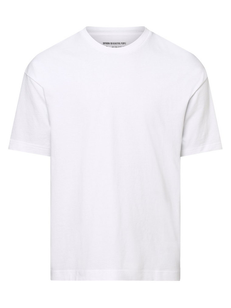 Drykorn - T-shirt męski  Tommy, biały