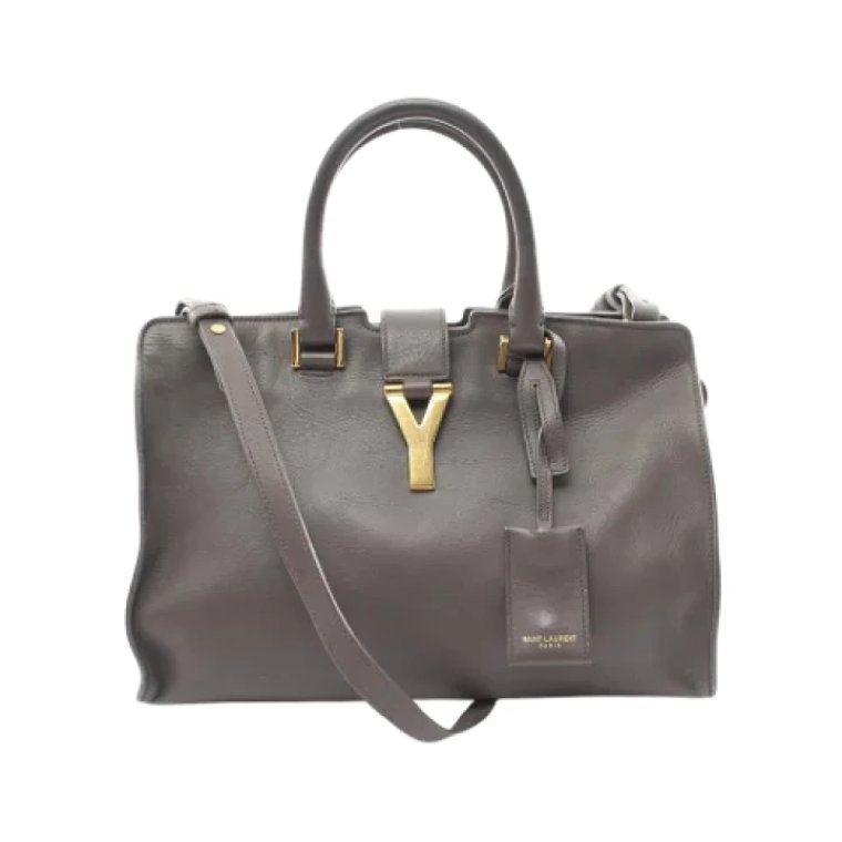 Pre-owned Leather handbags Yves Saint Laurent Vintage