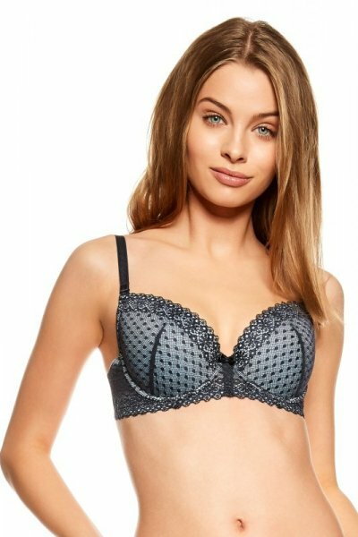 Henderson Ladies Gliss 36153 granatowy biustonosz push-up