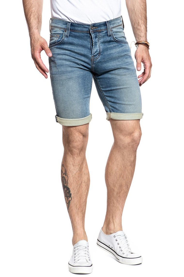 SPODENKI MUSTANG Chicago Short DENIM BLUE 1007754 5000 103