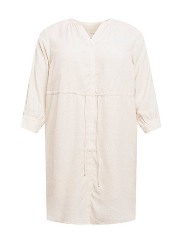 Selected Femme Curve Sukienka koszulowa 'Kamina'  kremowy / biały