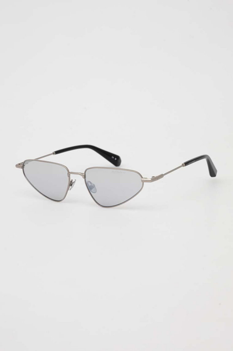 AllSaints okulary przeciwsłoneczne damskie kolor szary ALS700580154