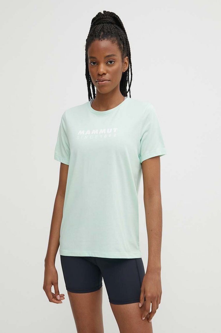 Mammut t-shirt sportowy Core kolor zielony