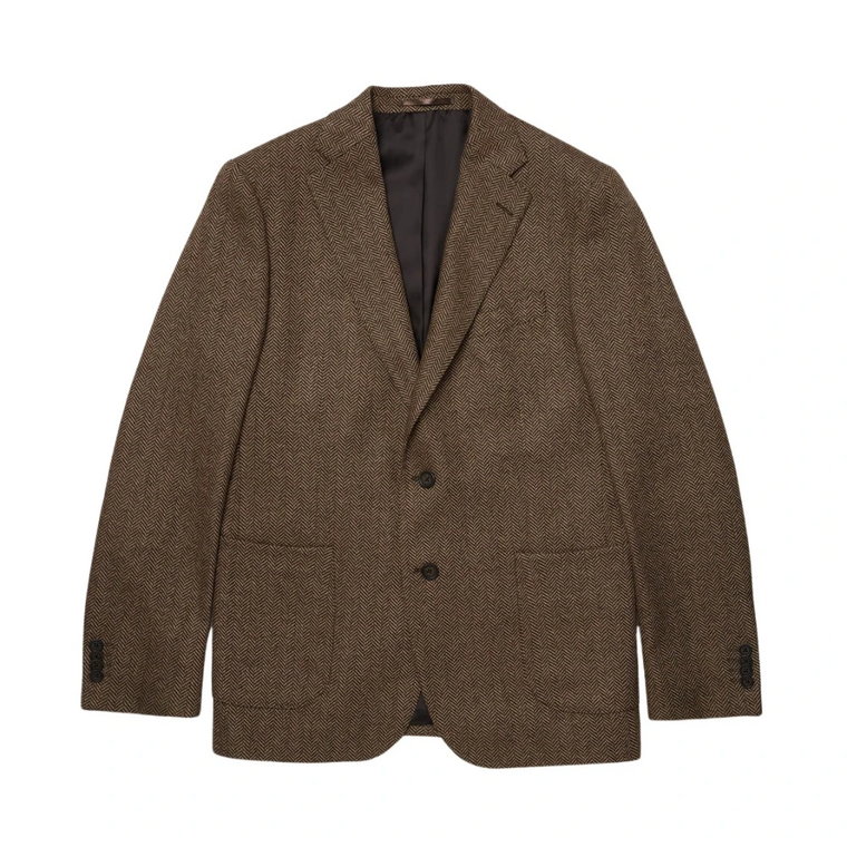 Herringbone Virgin Wool-Blend Marynarka sportowa Brooks Brothers