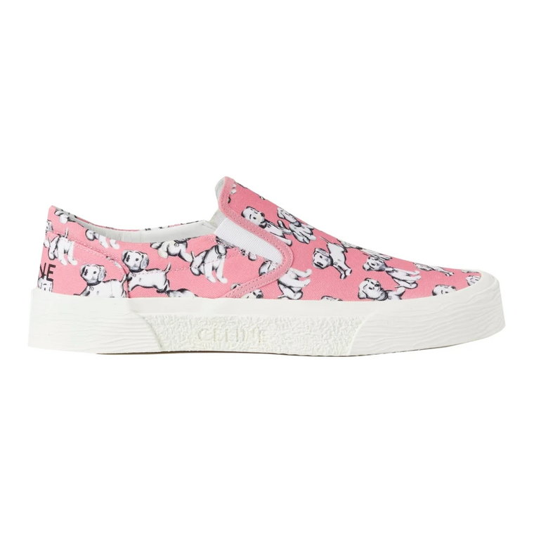 Canvas Slip-On Sneakers Celine