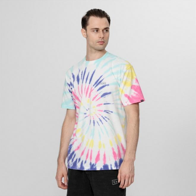 Męski t-shirt tie-dye VANS DROP V SPIRAL TIE RAINBOW - multikolor