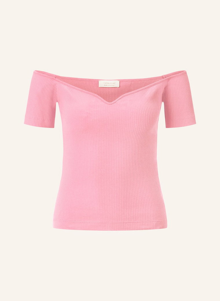 Rich&Royal Koszulka Z Odkrytymi Ramionami pink