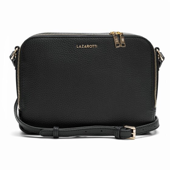 Lazarotti Bologna Leather Torba na ramię Skórzany 21 cm black