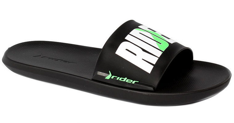 Klapki Rider 11773-23100 Black-White-Green