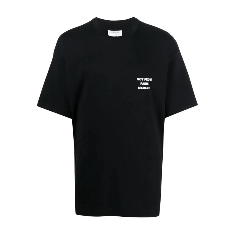 Slogan Black T-shirty i Pola Drole de Monsieur