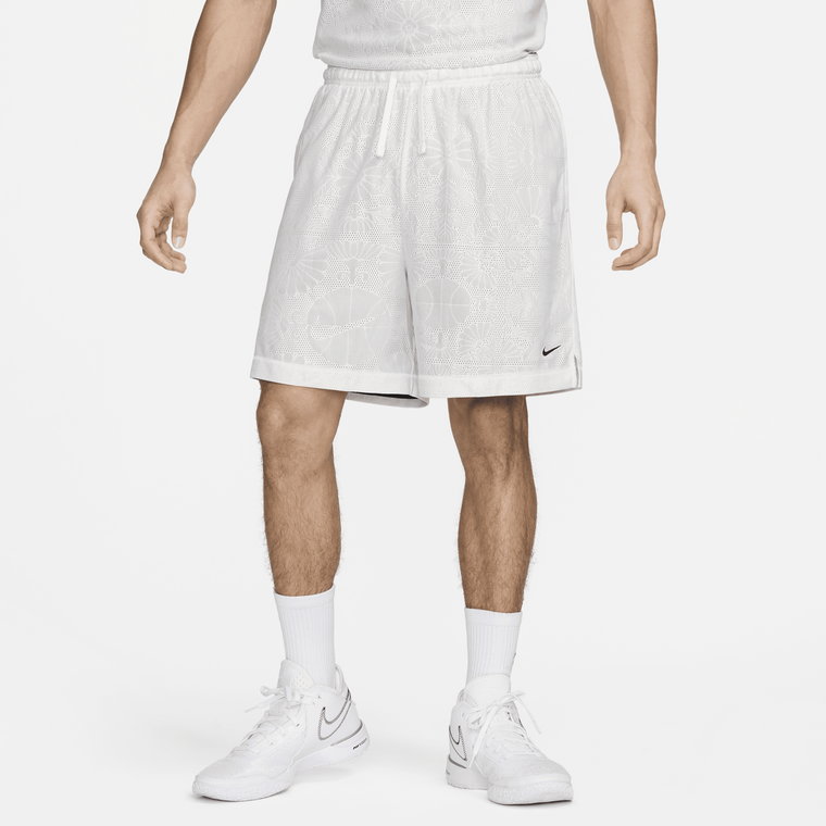 Męskie dwustronne spodenki do koszykówki Dri-FIT Nike Standard Issue 15 cm - Biel