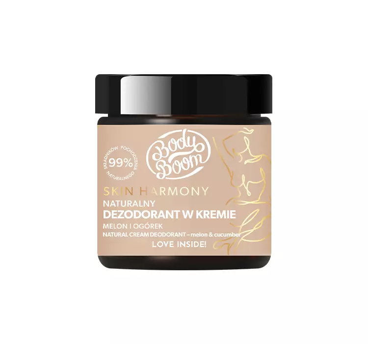 BODY BOOM SKIN HARMONY NATURALNY DEZODORANT W KREMIE MELON I OGÓREK 75G