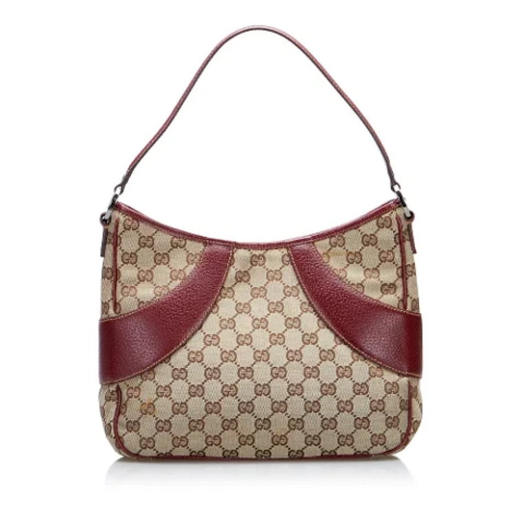 Używana Brązowa Torba Gucci z Kanwy Gucci Vintage