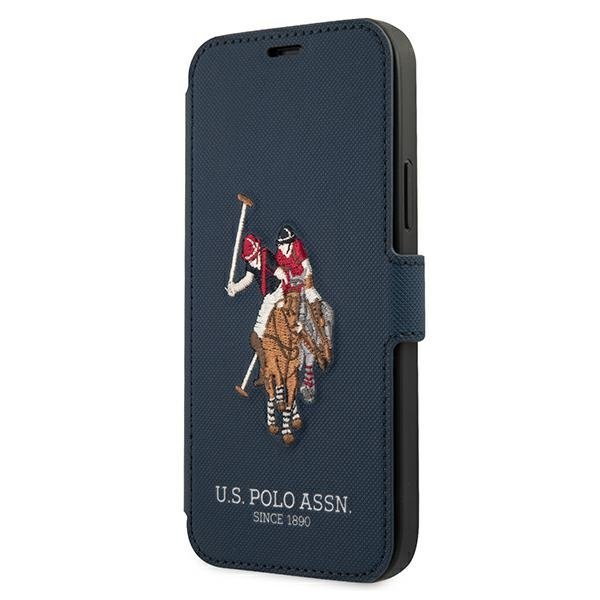 US Polo USFLBKP12MPUGFLNV iPhone 12/12 Pro 6,1" granatowy/navy book Polo Embroidery Collection